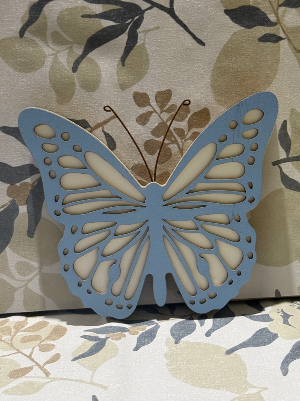 Blue Butterfly stand up Decor Piece-Decorative Accent